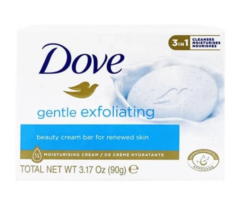 صابون لایه بردار ملایم داو مدل Gentle Exfoliating وزن 90 گرم