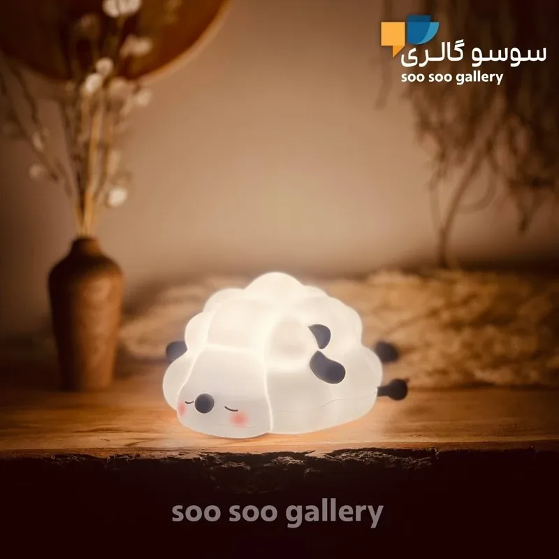 چراغ خواب سیلیکونی ببعی خوابیده