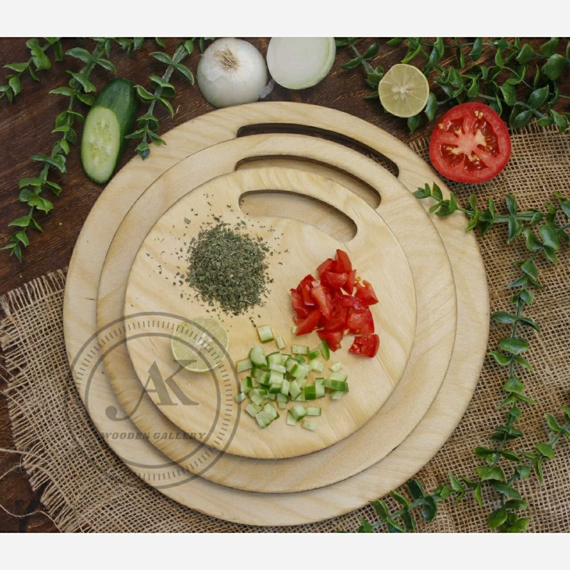 تخته گوشت و تخته سرو گرد سایز 1