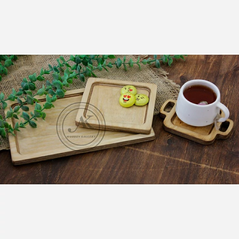 ست پذیرایی 3 تکه چوبی