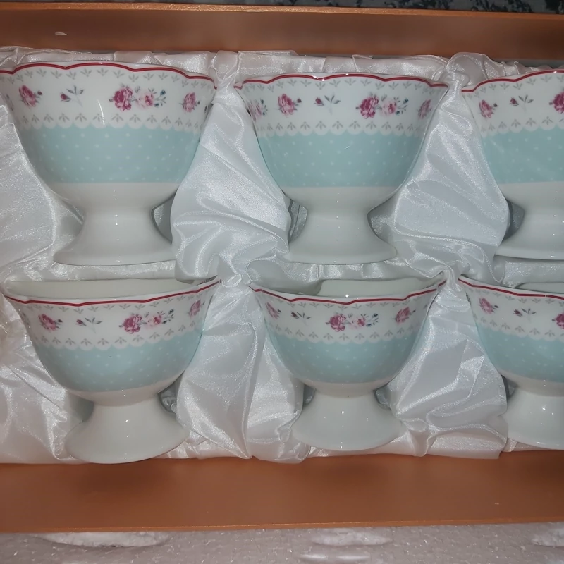 بستنی خوری آنجلا آبی(6 عددی) (پس کرایه)