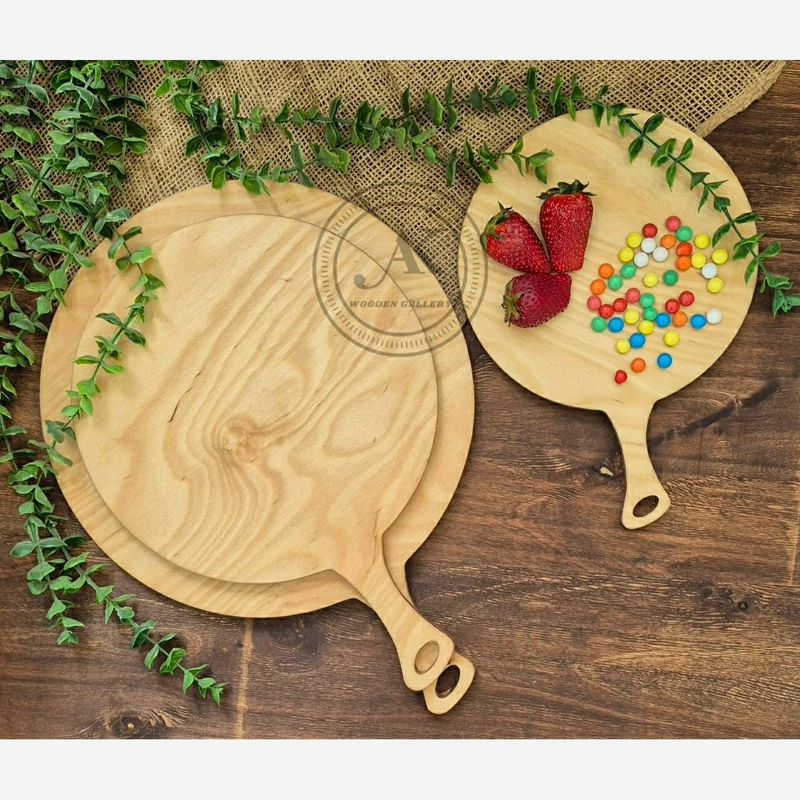 تخته سرو ، تخته پیتزا دسته دار چوبی