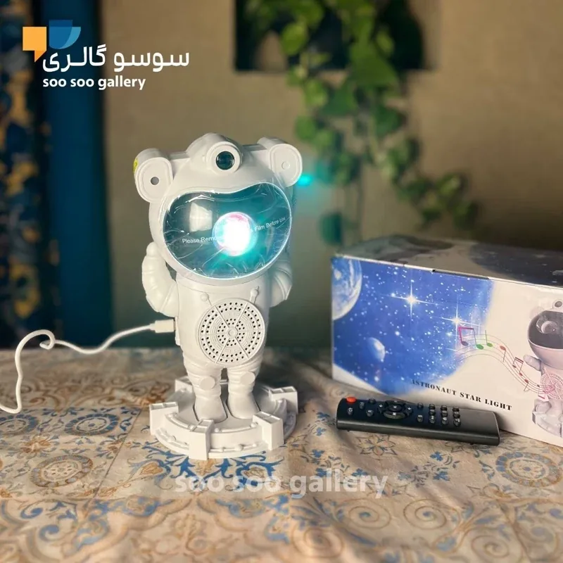 چراغ خواب آدم فضایی کهکشانی و اسپیکر بلوتوثی ماه و ستاره