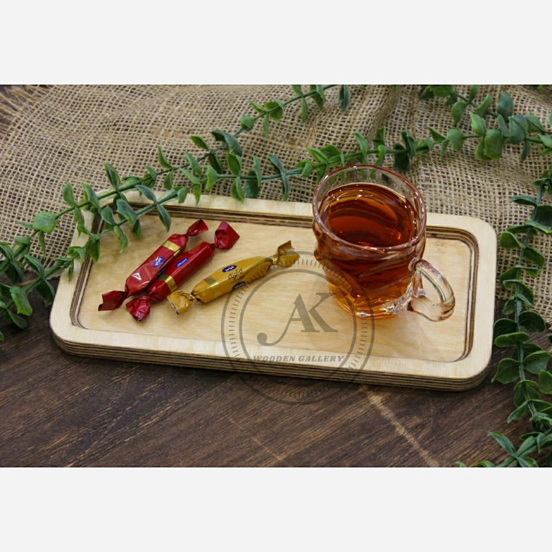 ظرف چوبی رولت خوری چوبی سایز 1