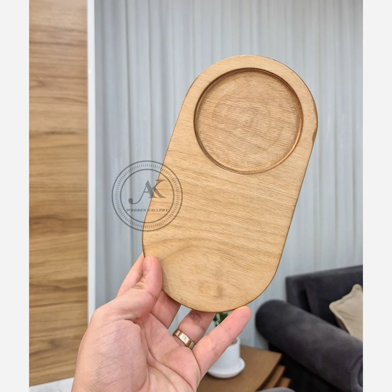 ظرف چوبی ، زیر لیوانی کافی - تصویر ۲