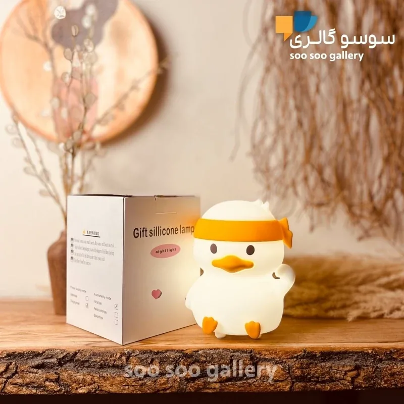 چراغ خواب جوجه هدبند دار سیلیکونی (چندرنگ) - تصویر ۲