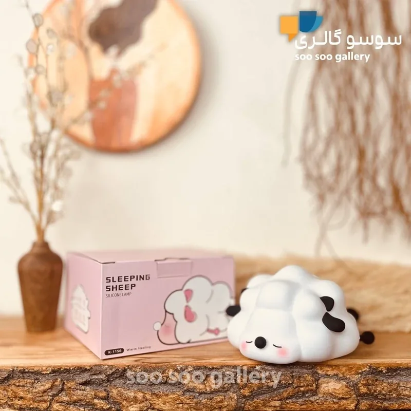 چراغ خواب سیلیکونی ببعی خوابیده - تصویر ۲