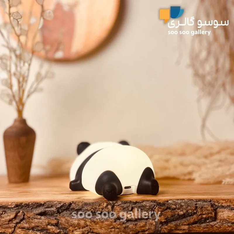 چراغ خواب پاندا دمر سیلیکونی (چندرنگ) - تصویر ۲