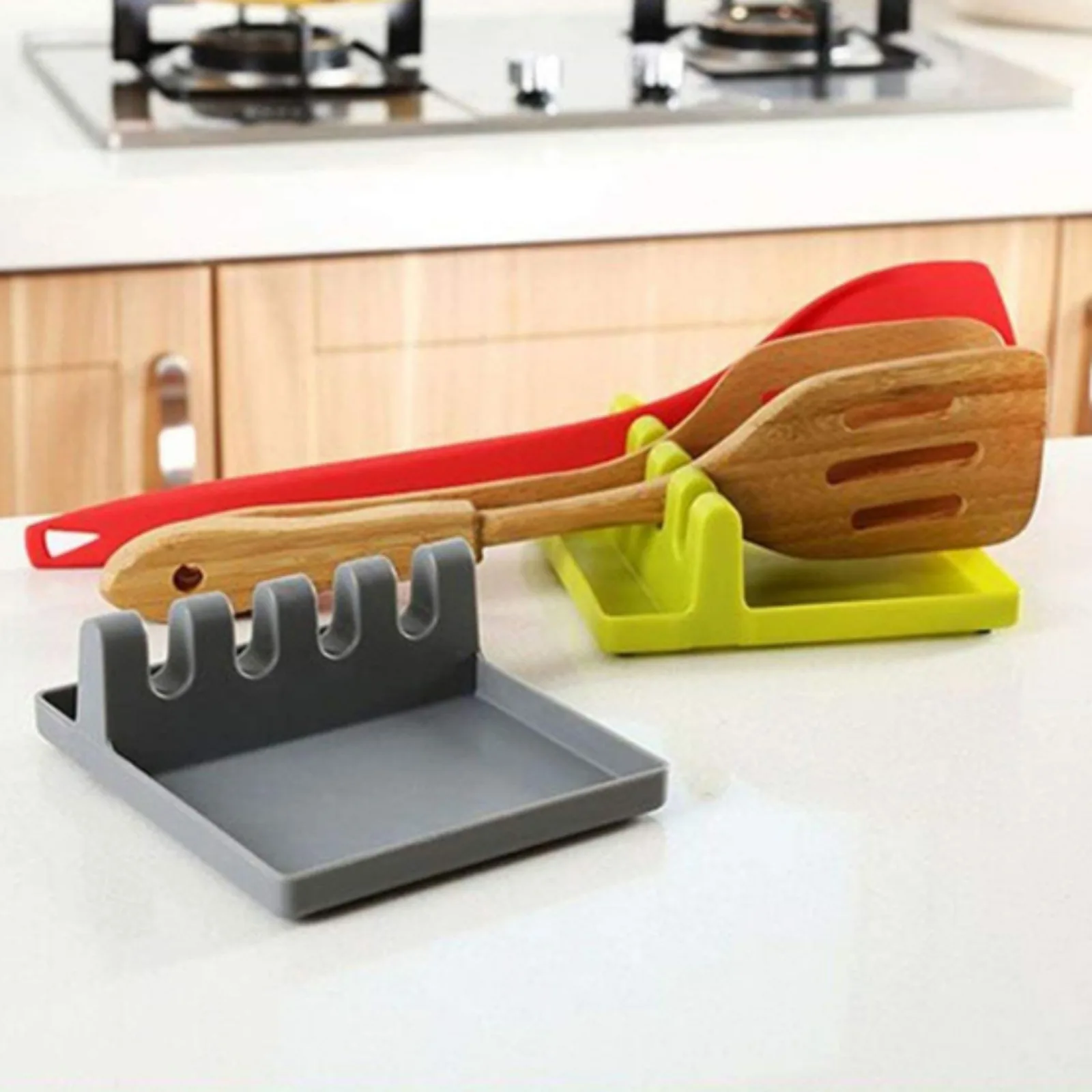 استند دوکاره زیر قاشقی و درب قابلمه - تصویر ۳