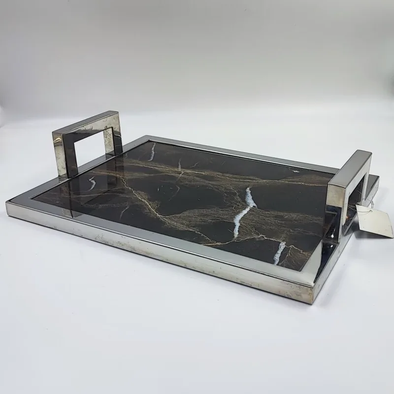 سینی استیل طرح سنگ - تصویر ۳